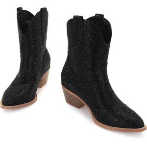 Women’s Black Rhinstone boots